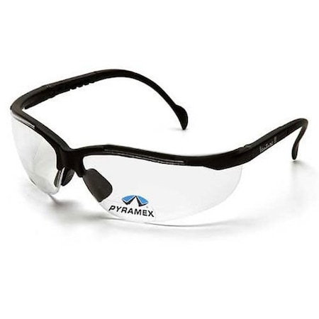 Pyramex Pyramex V2 Readers Eyewear Clear +1.5 Lens, Black Frame SB1810R15